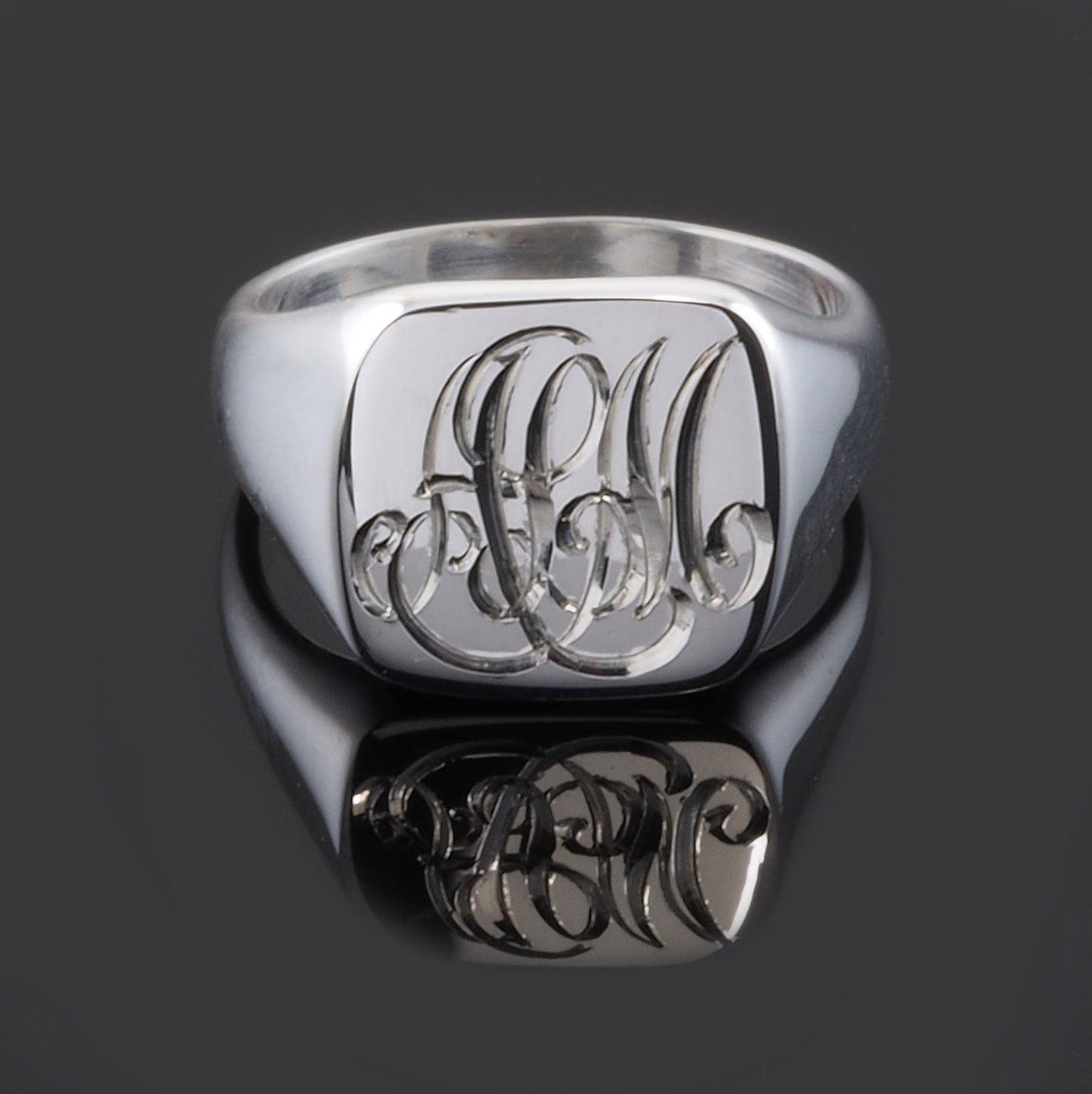 925 Sterling Silver St Christopher Signet Ring with inside Engraving  options