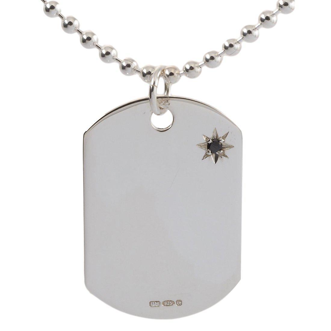 Buy Sarah Military Theme Cross Pendant Necklace/Dog Tag For Men - Silver  Tone at Amazon.in