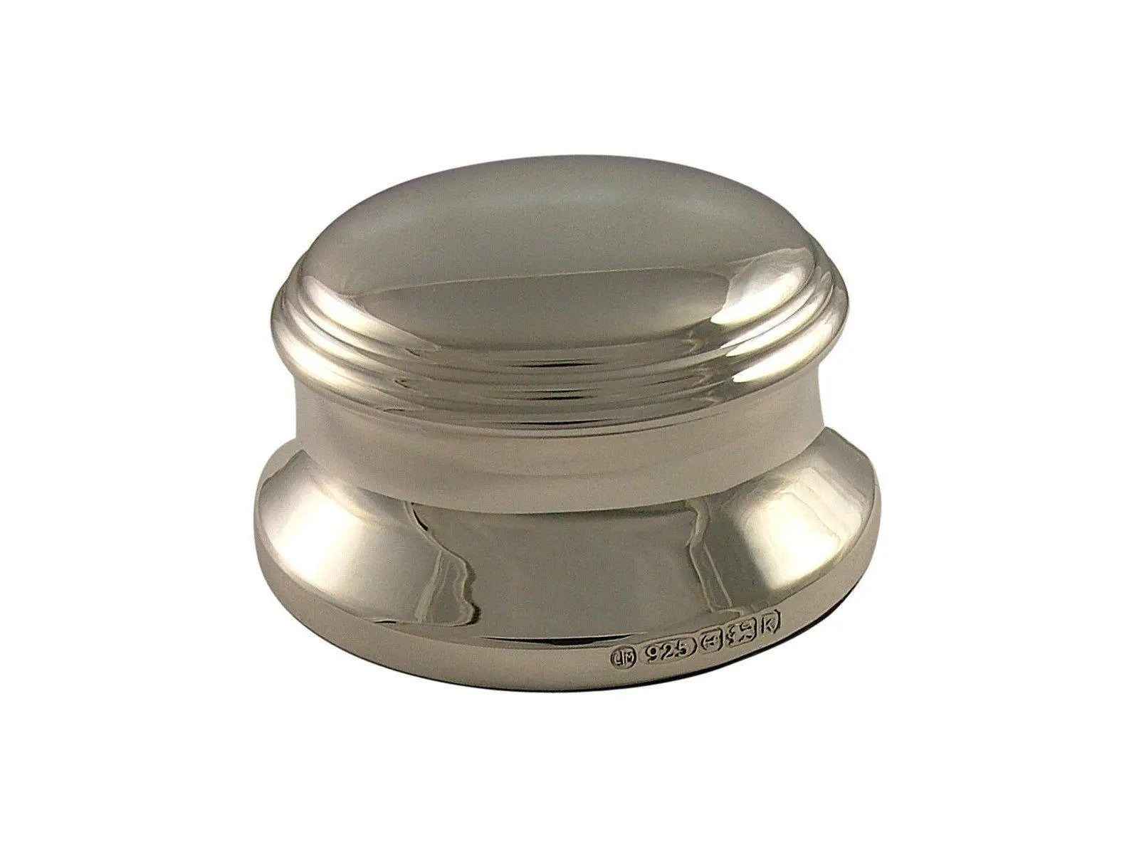 Personalised Sterling Silver Desk Paperweight Hand Engraved