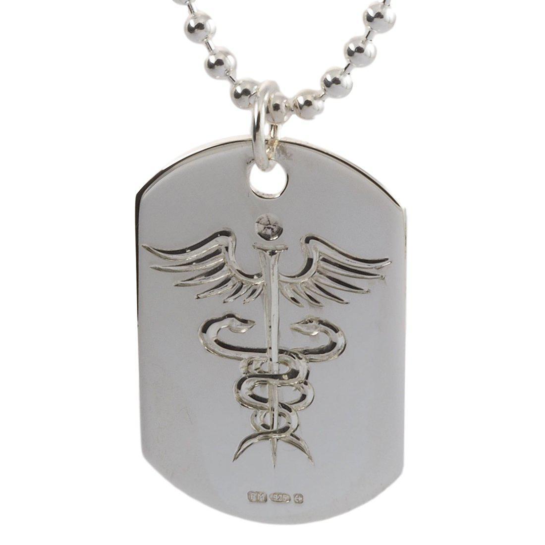 Purchase Sterling Silver Premier Red Symbol Necklace | American Medical ID
