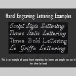 hand engraved styles